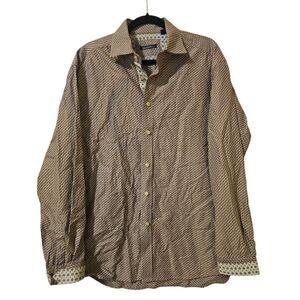 ROBERT GRAHAM Button Down Dress‎ Shirt  - Size XL